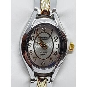 Women's dress watch. Two tone face. Precision